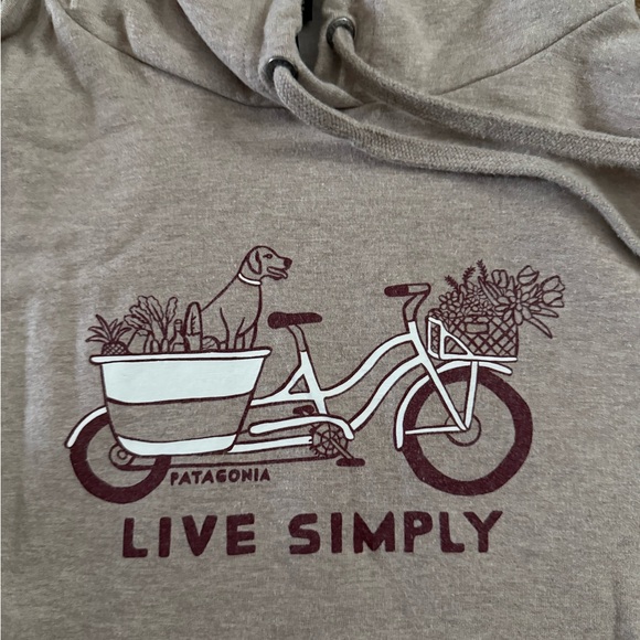 Gray Hoodie with Bicycle Graphic - Picture 2 of 3